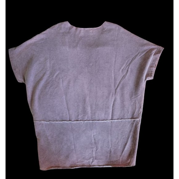 BTG Fleece V Neck Sweater Workout Top Sz M - Picture 2 of 3